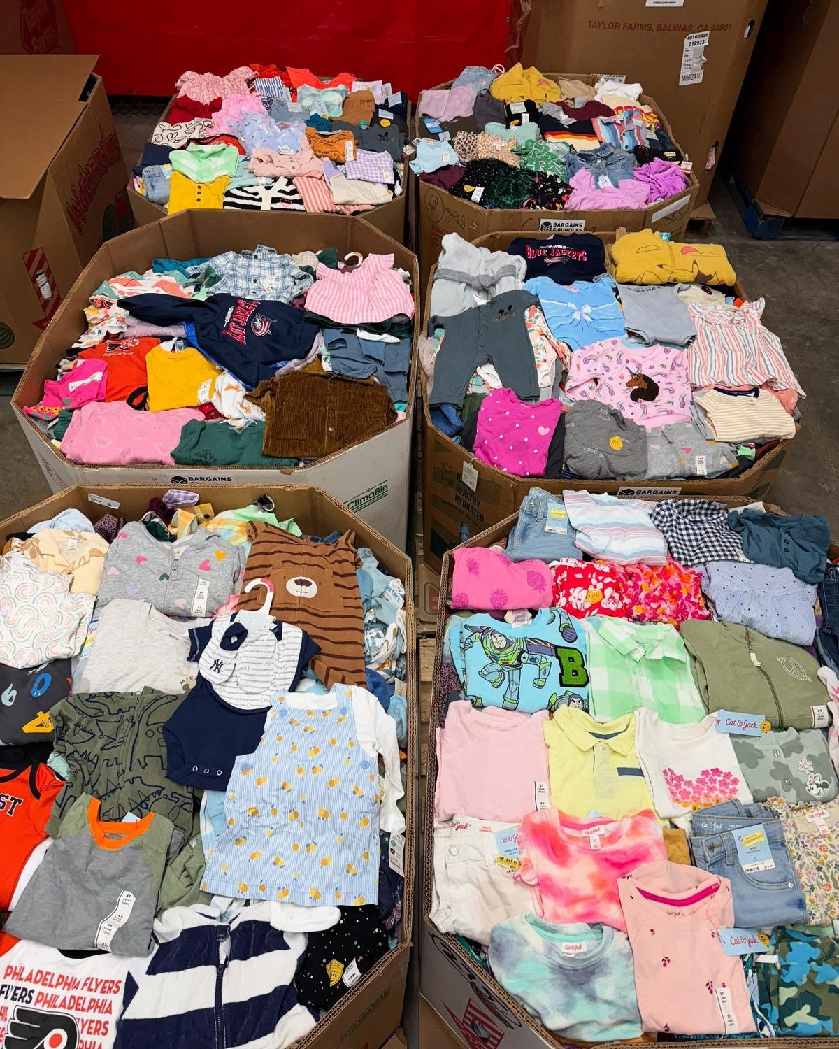 Wholesale BABY CLOTHING pallets - 1000 pcs