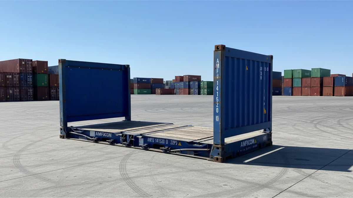 20ft Used Flat Rack Container