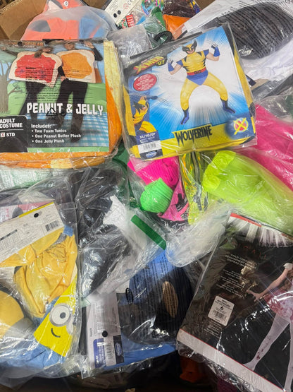 Assorted Halloween costumes Pallets