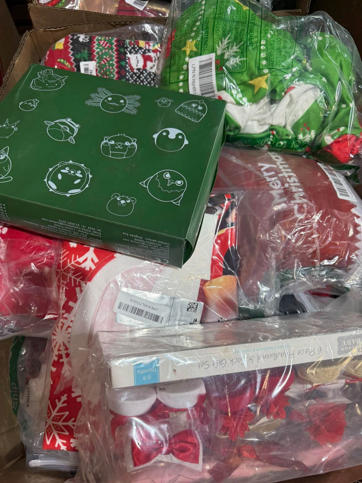 Mixed Christmas Clothing Pallets -150 PIECES