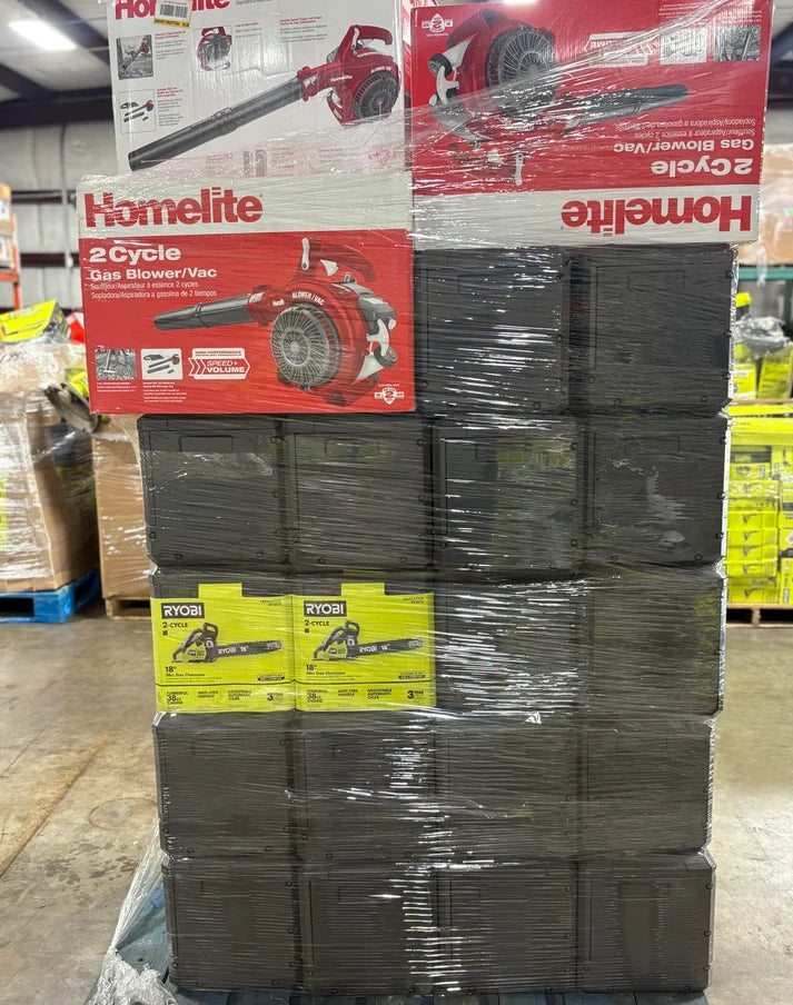 Gas Chainsaw and Blower Pallet-25 units Untested Customer Returns