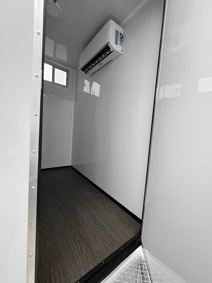 Upscale 2 Station Portable Restroom Trailer 7′ x 14′