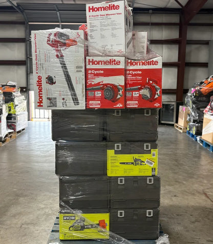 Gas Chainsaw and Blower Pallet-25 units Untested Customer Returns