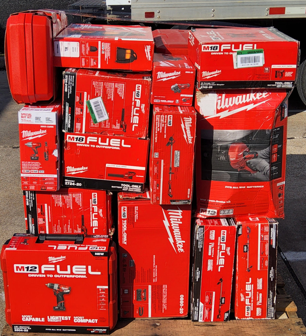 Milwaukee Tool Pallets - Untested Customer Returns